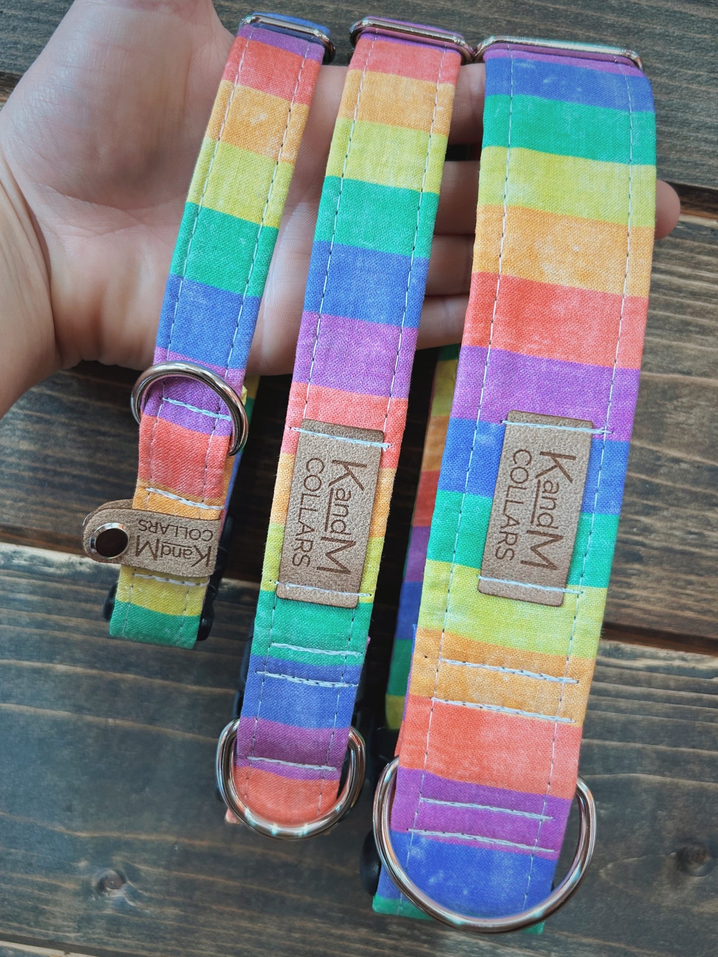 Pride Rainbow Dog Collar