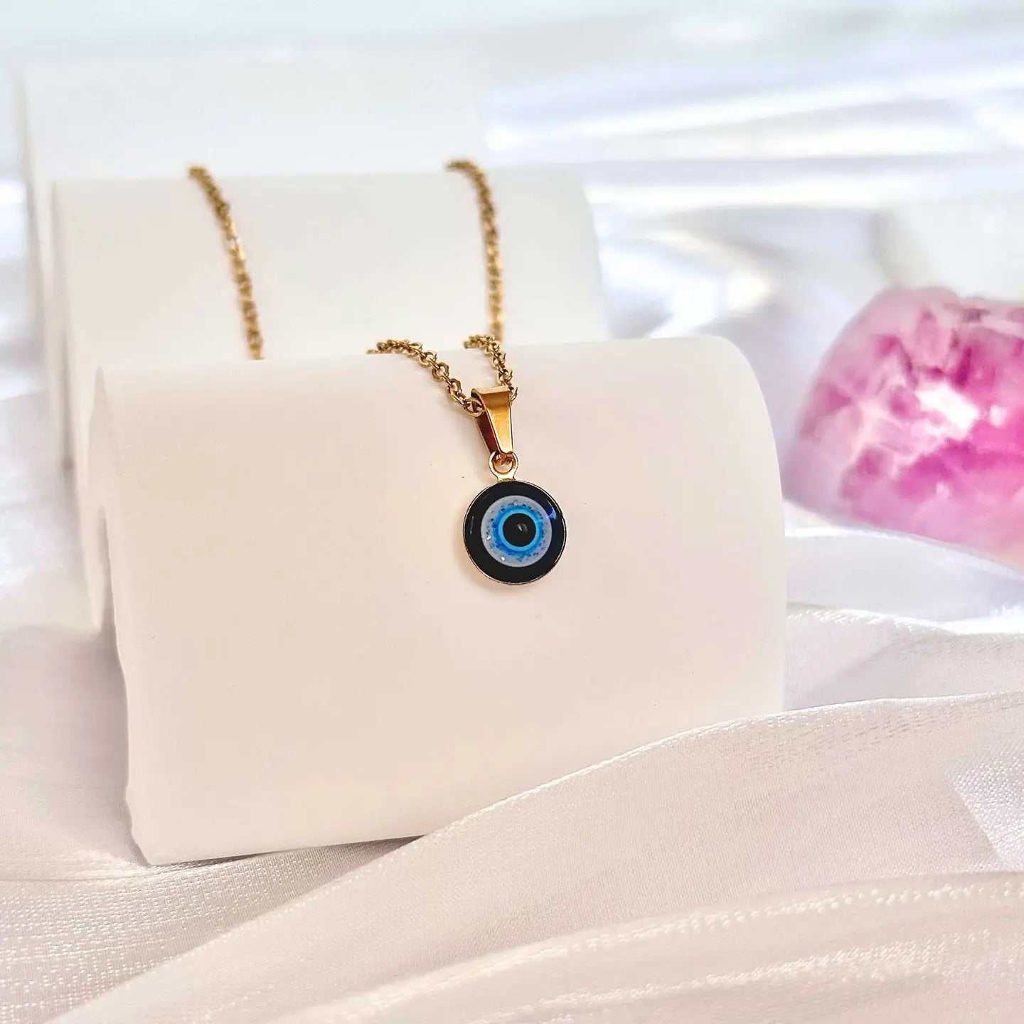 Tiny Evil Eye Necklace