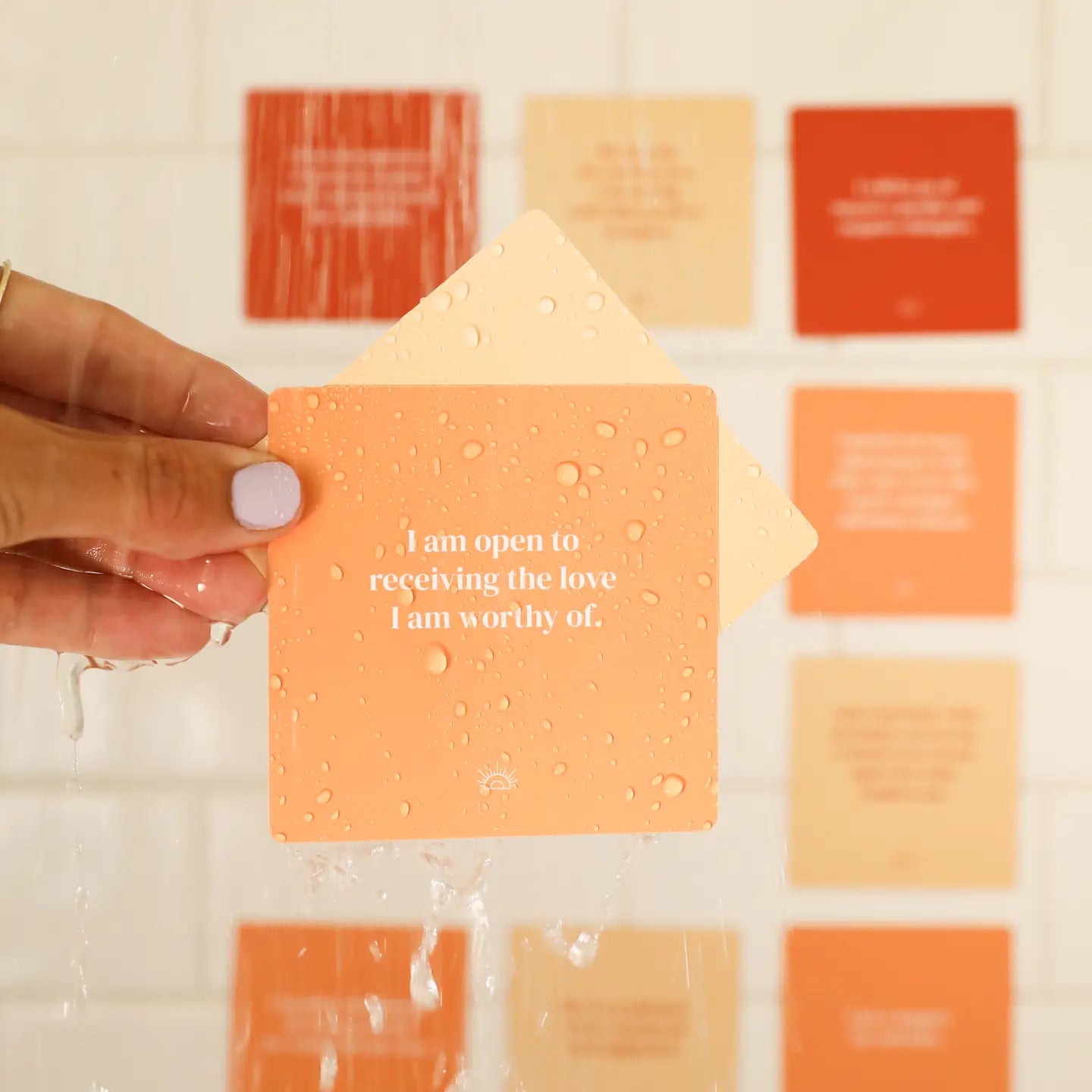 Shower Affirmation Cards