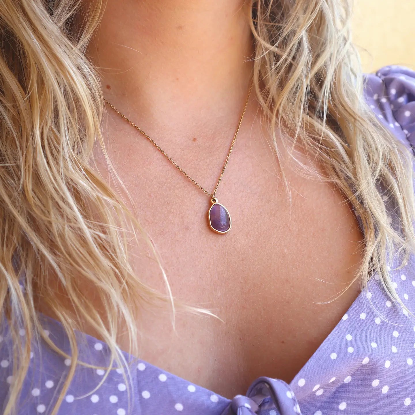 Amethyst Stone Necklace