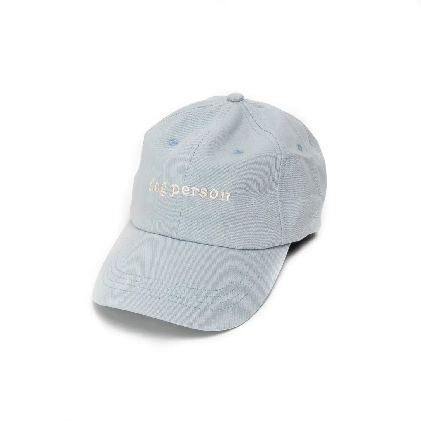 Light Blue Dog Person Cap