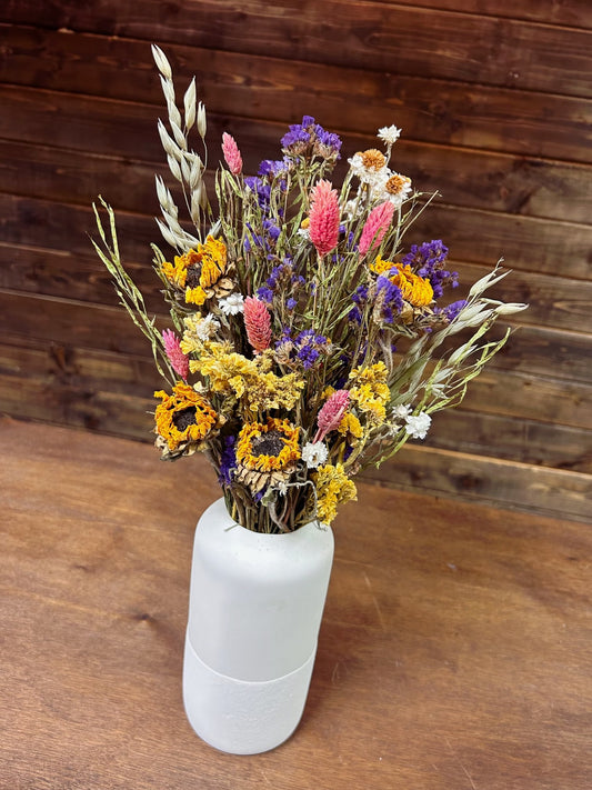 Wild Sunflower Arrangement w/Vase Included