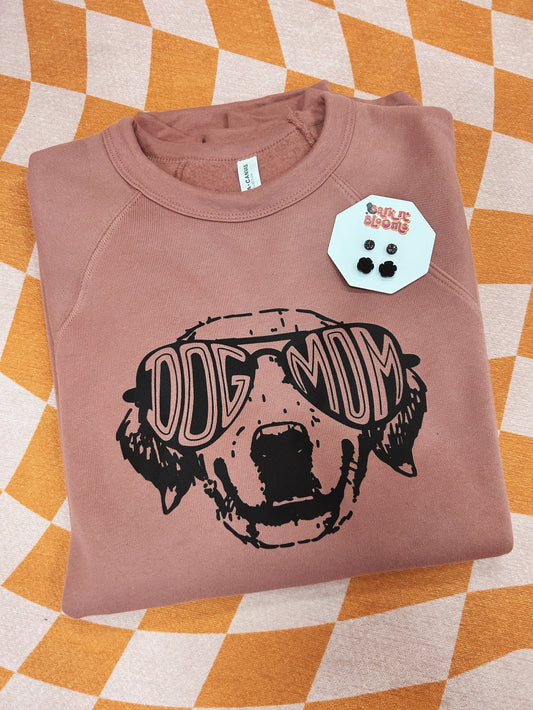 Mauve Dog Mom Sweatshirt